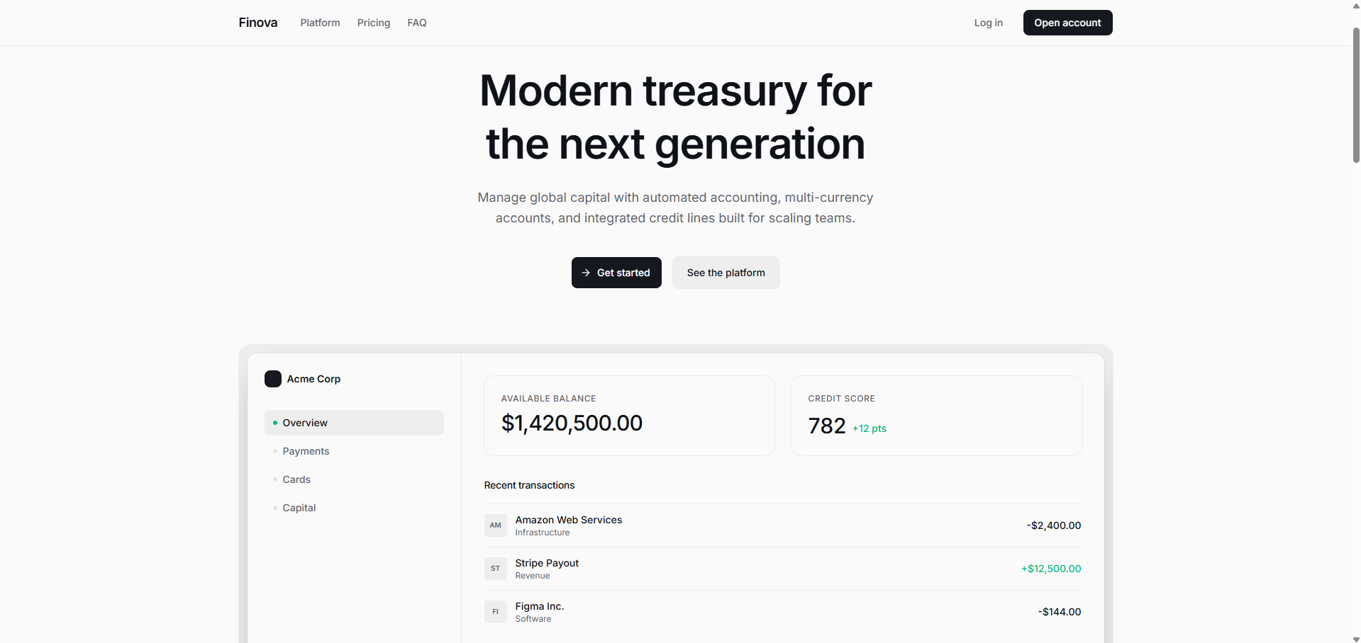 FINOVA – Modern Treasury for the Next Generation preview